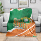 Cote d'Ivoire Independence Day Blanket 1960 Proud Coat Of Arms Grunge Style