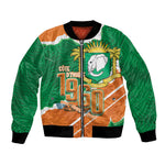 Cote d'Ivoire Independence Day Personalized Bomber Jacket 1960 Proud Coat Of Arms Grunge Style