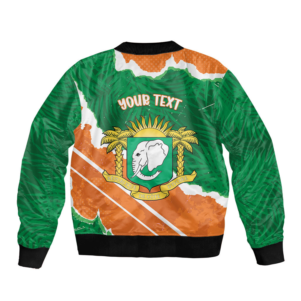 Cote d'Ivoire Independence Day Personalized Bomber Jacket 1960 Proud Coat Of Arms Grunge Style