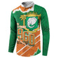 Cote d'Ivoire Independence Day Personalized Button Sweatshirt 1960 Proud Coat Of Arms Grunge Style