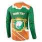 Cote d'Ivoire Independence Day Personalized Button Sweatshirt 1960 Proud Coat Of Arms Grunge Style