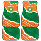 Cote d'Ivoire Independence Day Personalized Car Mats 1960 Proud Coat Of Arms Grunge Style