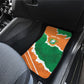 Cote d'Ivoire Independence Day Personalized Car Mats 1960 Proud Coat Of Arms Grunge Style