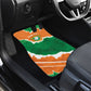 Cote d'Ivoire Independence Day Personalized Car Mats 1960 Proud Coat Of Arms Grunge Style