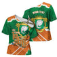 Cote d'Ivoire Independence Day Personalized Cross Shoulder Shirt 1960 Proud Coat Of Arms Grunge Style