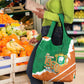Cote d'Ivoire Independence Day Grocery Bag 1960 Proud Coat Of Arms Grunge Style