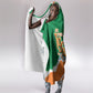 Cote d'Ivoire Independence Day Hooded Blanket 1960 Proud Coat Of Arms Grunge Style