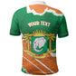 Cote d'Ivoire Independence Day Personalized Polo Shirt 1960 Proud Coat Of Arms Grunge Style