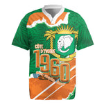 Cote d'Ivoire Independence Day Personalized Rugby Jersey 1960 Proud Coat Of Arms Grunge Style