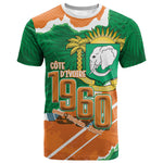 Cote d'Ivoire Independence Day Personalized T shirt 1960 Proud Coat Of Arms Grunge Style