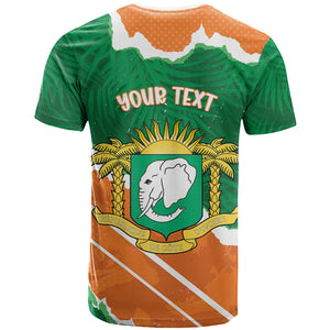 Cote d'Ivoire Independence Day Personalized T shirt 1960 Proud Coat Of Arms Grunge Style