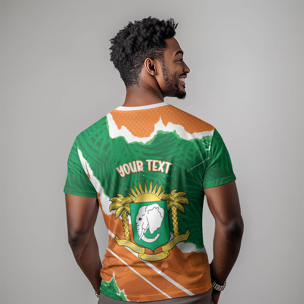 Cote d'Ivoire Independence Day Personalized T shirt 1960 Proud Coat Of Arms Grunge Style