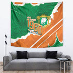 Cote d'Ivoire Independence Day Tapestry 1960 Proud Coat Of Arms Grunge Style