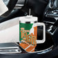 Cote d'Ivoire Independence Day Personalized Tumbler With Handle 1960 Proud Coat Of Arms Grunge Style