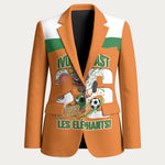 Custom Cote d'Ivoire 2026 Football Blazer Allez Les Elephant