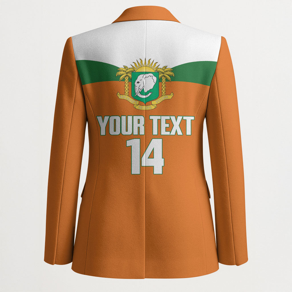 Custom Cote d'Ivoire 2026 Football Blazer Allez Les Elephant