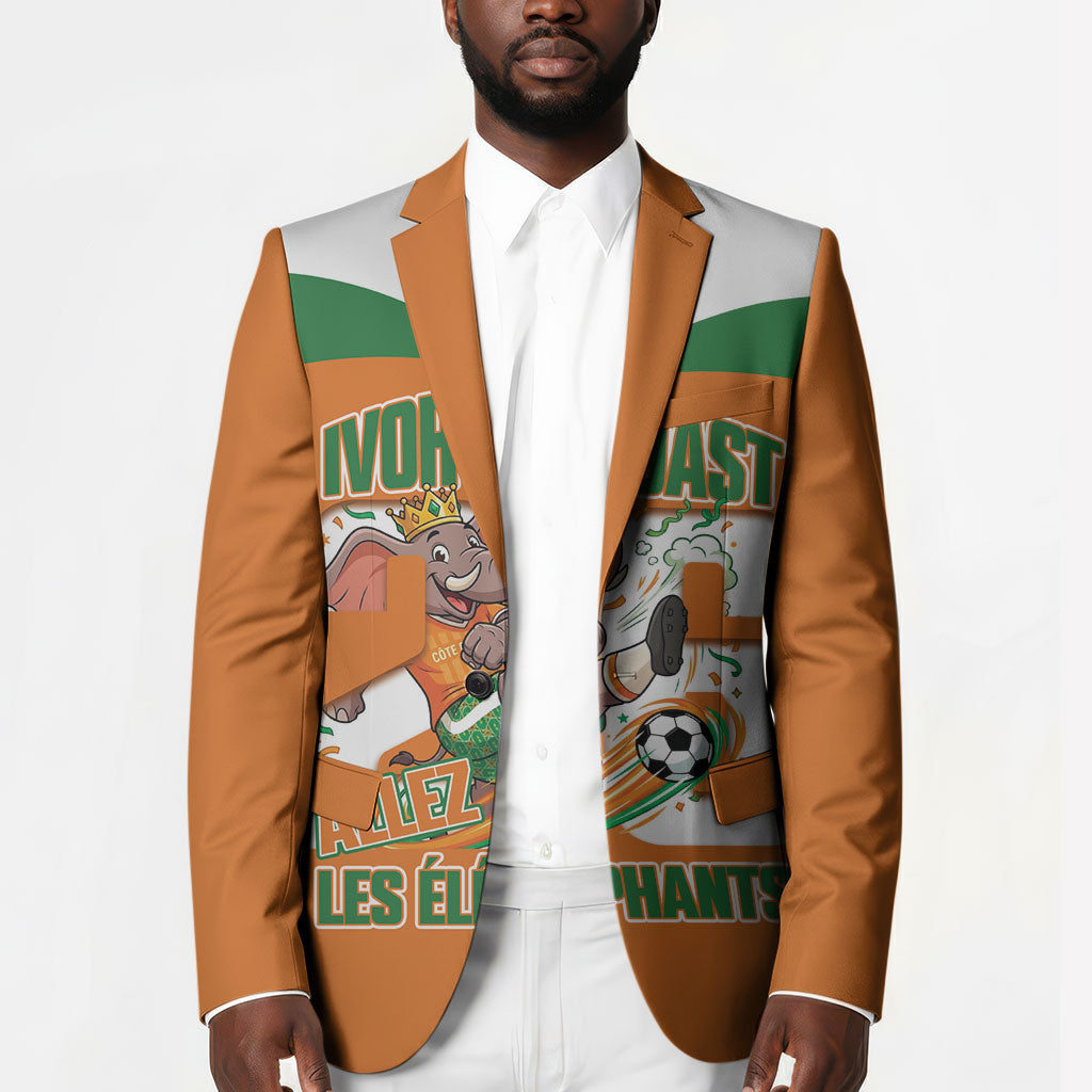 Custom Cote d'Ivoire 2026 Football Blazer Allez Les Elephant