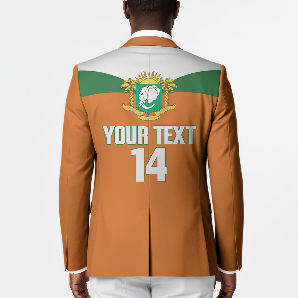 Custom Cote d'Ivoire 2026 Football Blazer Allez Les Elephant