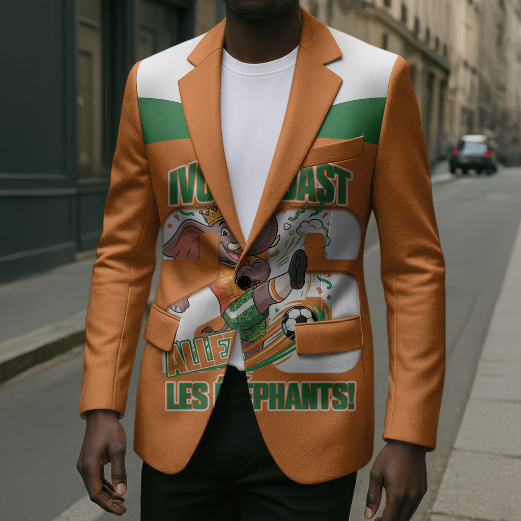 Custom Cote d'Ivoire 2026 Football Blazer Allez Les Elephant