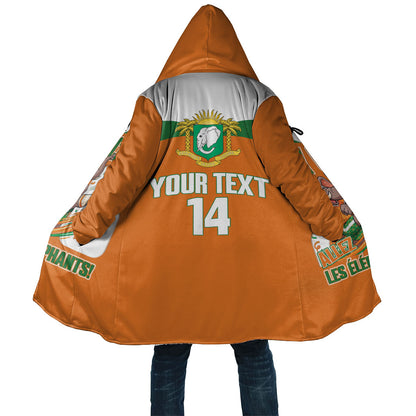Custom Cote d'Ivoire 2026 Football Cloak Allez Les Elephant
