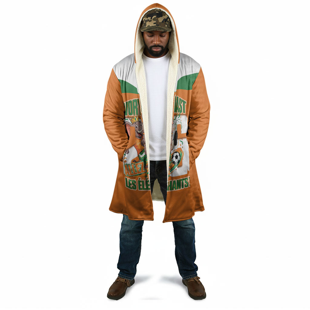 Custom Cote d'Ivoire 2026 Football Cloak Allez Les Elephant
