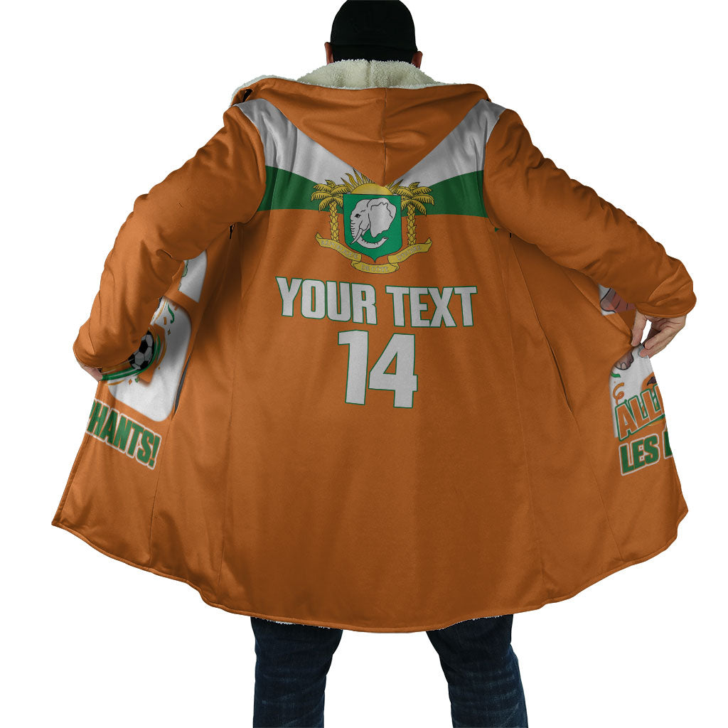 Custom Cote d'Ivoire 2026 Football Cloak Allez Les Elephant