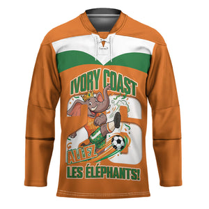 Custom Cote d'Ivoire 2026 Football Hockey Jersey Allez Les Elephant