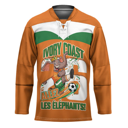 Custom Cote d'Ivoire 2026 Football Hockey Jersey Allez Les Elephant