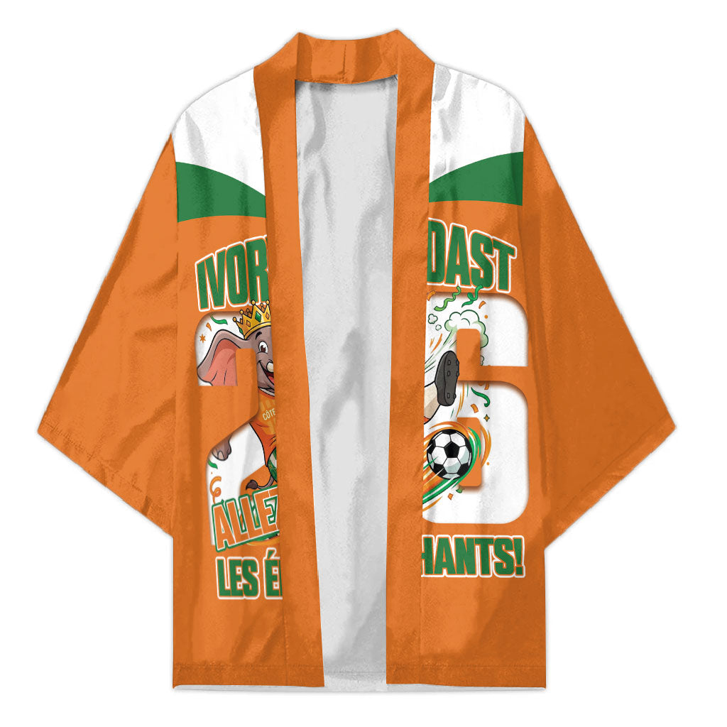 Custom Cote d'Ivoire 2026 Football Kimono Allez Les Elephant