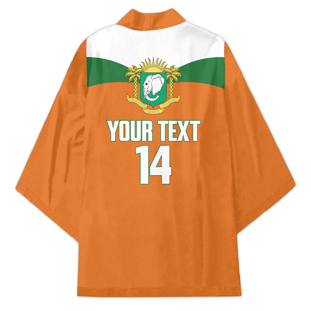 Custom Cote d'Ivoire 2026 Football Kimono Allez Les Elephant