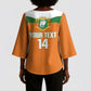 Custom Cote d'Ivoire 2026 Football Kimono Sleeve Blouse Allez Les Elephant