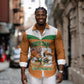 Custom Cote d'Ivoire 2026 Football Long Sleeve Button Shirt Allez Les Elephant