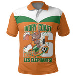 Custom Cote d'Ivoire 2026 Football Polo Shirt Allez Les Elephant