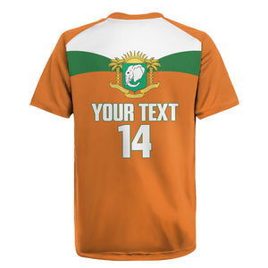 Custom Cote d'Ivoire 2026 Football Rugby Jersey Allez Les Elephant