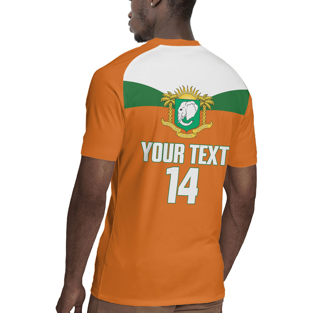 Custom Cote d'Ivoire 2026 Football Rugby Jersey Allez Les Elephant