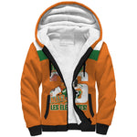 Custom Cote d'Ivoire 2026 Football Sherpa Hoodie Allez Les Elephant