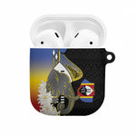 Eswatini Independence Day AirPods Case Swaziland Nguni Shield African Pattern