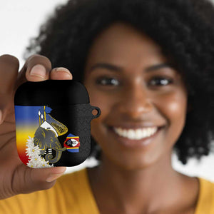 Eswatini Independence Day AirPods Case Swaziland Nguni Shield African Pattern
