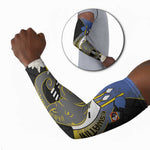 Eswatini Independence Day Arm Sleeves Swaziland Nguni Shield African Pattern