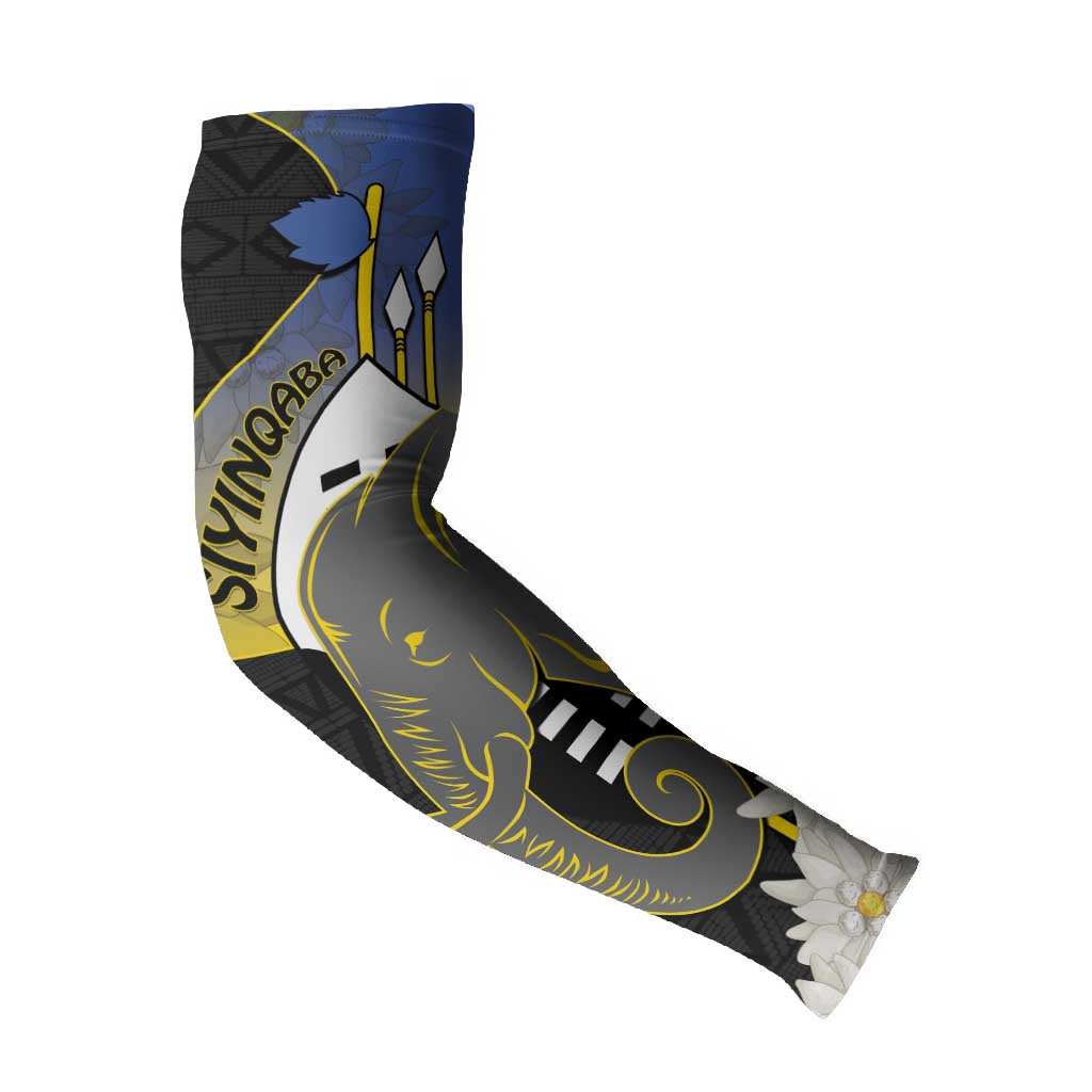 Eswatini Independence Day Arm Sleeves Swaziland Nguni Shield African Pattern
