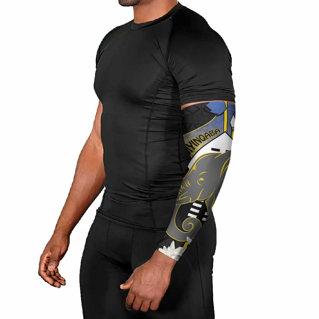 Eswatini Independence Day Arm Sleeves Swaziland Nguni Shield African Pattern