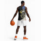 Afro Swaziland Somhlolo Day Basketball Jersey Nguni Shield African Pattern LT14