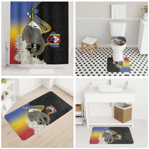 Eswatini Independence Day Bathroom Set Swaziland Nguni Shield African Pattern