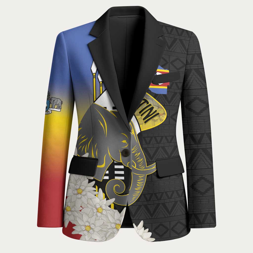 Eswatini Independence Day Blazer Swaziland Nguni Shield African Pattern