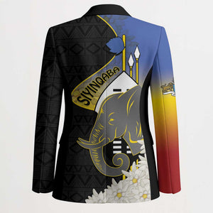 Eswatini Independence Day Blazer Swaziland Nguni Shield African Pattern