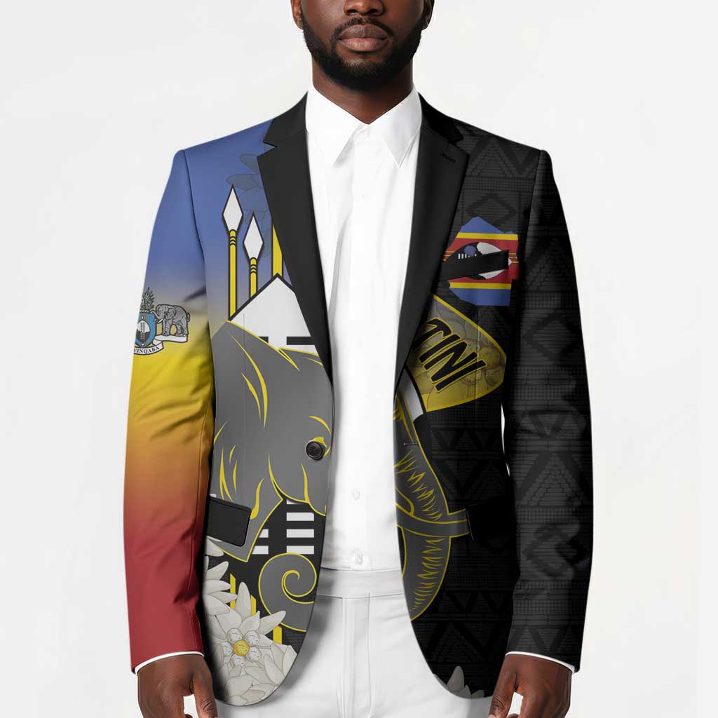 Eswatini Independence Day Blazer Swaziland Nguni Shield African Pattern