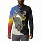 Eswatini Independence Day Button Sweatshirt Swaziland Nguni Shield African Pattern