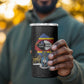 Afro Swaziland Somhlolo Day 4 in 1 Can Cooler Tumbler Nguni Shield African Pattern - African Pride