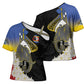 Eswatini Independence Day Cross Shoulder Shirt Swaziland Nguni Shield African Pattern