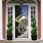 Eswatini Independence Day Door Cover Swaziland Nguni Shield African Pattern